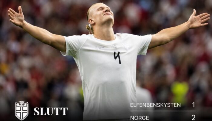 Pelatih Norwegia Sebut Erling Haaland Striker Terbaik Dunia Usai Antar Tim Lolos ke 16 Besar Piala Dunia 2026