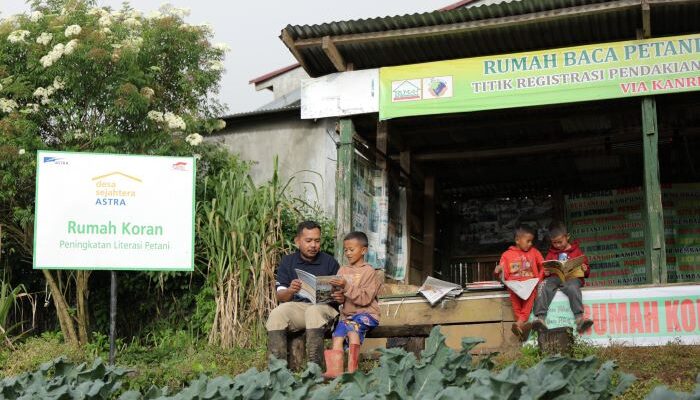 Berawal dari Rumah Koran, Desa Sejahtera Astra Kanreapia Tumbuh Jadi Sentra Sayuran dan Pusat Literasi