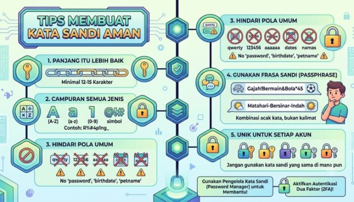 Tips Membuat Password yang Aman agar Akun Terlindungi dari Peretasan