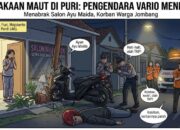 Tabrak Salon Pengendara Motor Meregang Nyawa