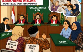 Cekcok Asap Bakar Sampah, Kakek-Nenek di Blora Jalani Sidang Kasus Penganiayaan