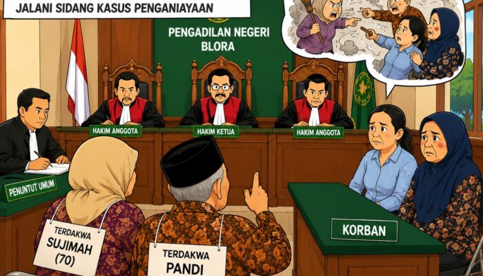 Cekcok Asap Bakar Sampah, Kakek-Nenek di Blora Jalani Sidang Kasus Penganiayaan