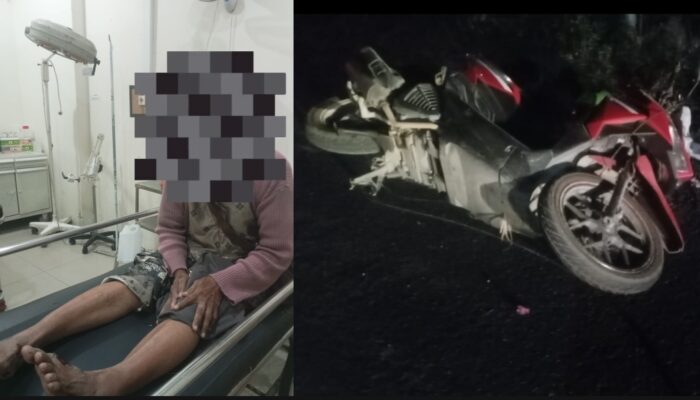 Niat Berdagang Berujung Nahas, Motor Warga Sumber Rembang Terjerat Kabel Wi-Fi