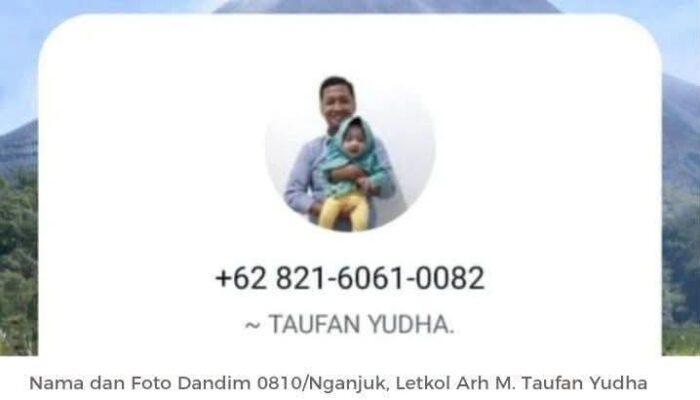Nama Dicatut Oknum Tak Dikenal, Dandim 0810 Nganjuk Tegaskan Itu Penipuan
