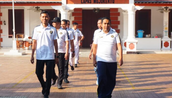 Jaga Kebugaran dan Soliditas, Lapas Kelas IIB Mojokerto Gelar Agenda Jumat Sehat