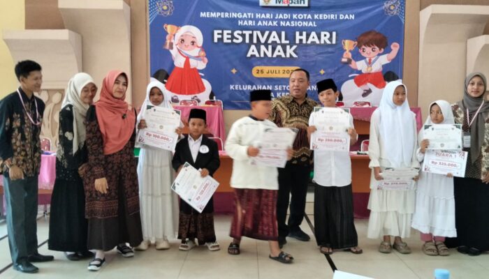 Festival Hari Anak Setono Pande Semarakkan HUT ke-1147 Kota Kediri