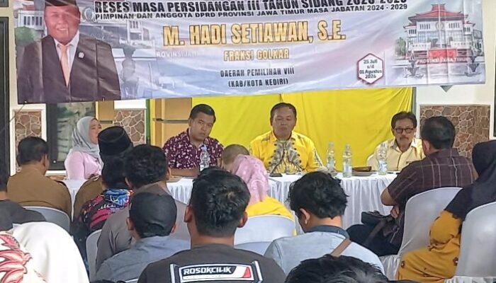 Cak Hadi DPRD Jatim Tampung Aspirasi Warga Pandantoyo Kediri