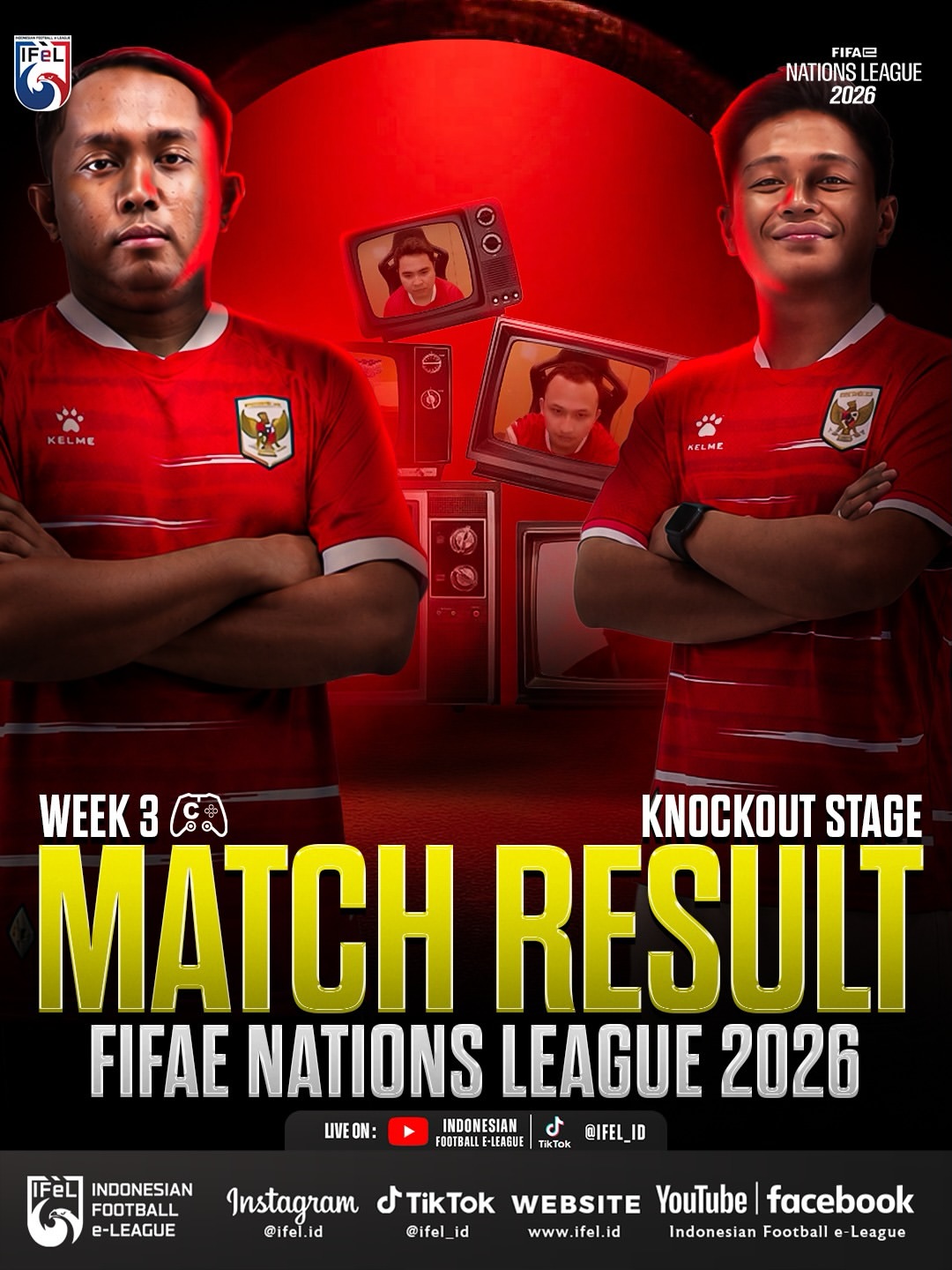 Timnas eFootball Indonesia di babak gugur FIFAe Nations League 2026