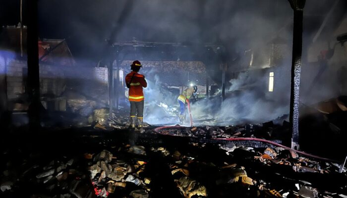 Rumah Ludes Terbakar, Api Diduga Berasal dari Bediang di Dalam Kandang