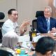 Senang sekali hari ini bisa bertemu lagi dengan kawan lama, mantan Perdana Menteri Inggris, Tony
