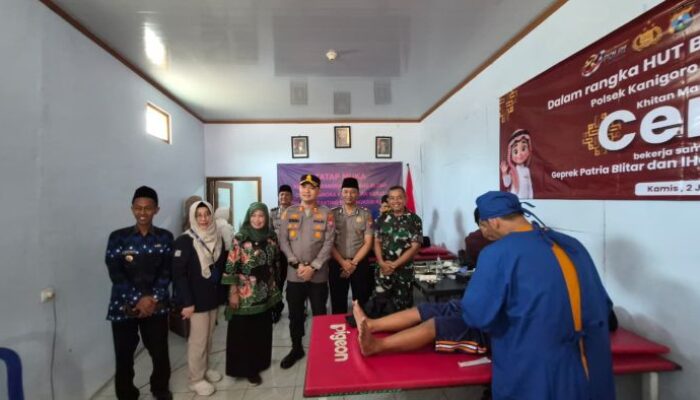 Polres Blitar Gelar Khitanan Massal Gratis untuk 28 Anak, Peringati Hari Bhayangkara ke-80