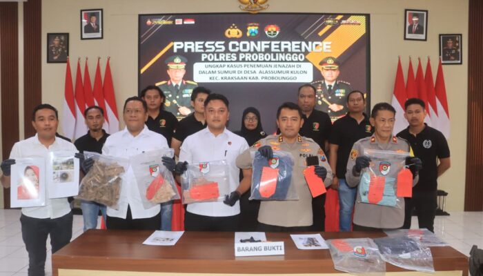 Polres Probolinggo Ungkap Misteri Penemuan Jenazah di Dalam Sumur, Dua Tersangka Diamankan