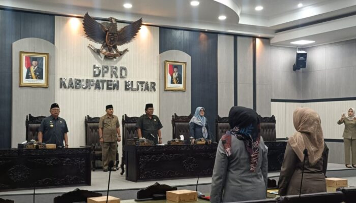 DPRD Kabupaten Blitar Bahas Pertanggungjawaban APBD 2025 dan Ranperda Inisiatif dalam Rapat Paripurna