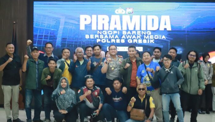 Polres Gresik Perkuat Sinergi dengan Media Lewat Program Piramida dan Ngopi Bareng Wartawan