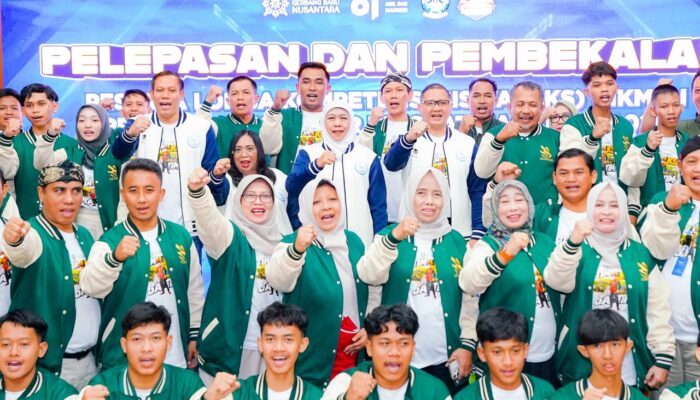 LKS Nasional 2026: Khofifah Lepas Kontingen Jatim, Bidik Gelar Juara Umum Quattrick