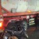 Motor Hantam Truk Tangki di Pungging Mojokerto, Pengendara Luka Berat