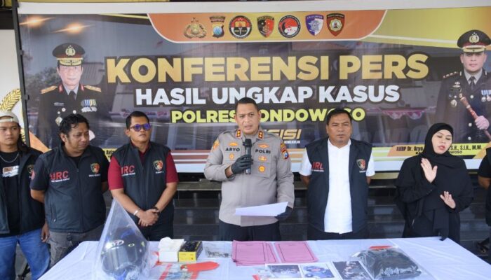 Polres Bondowoso Tangkap Pelaku Percobaan Bobol ATM BRI dan Pencurian di Tiga Lokasi