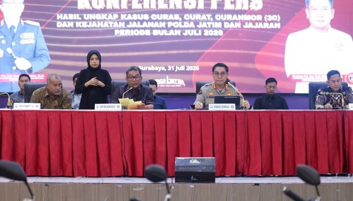 Polda Jatim dan Polres Jajaran Berhasil Bongkar 178 Kasus 3C Sepanjang Juli 2026