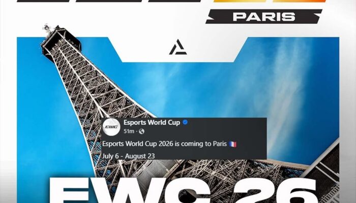 EWC 2026 Paris Resmi Dimulai Hari Ini, Turnamen Esports Terbesar di Luar Arab Saudi