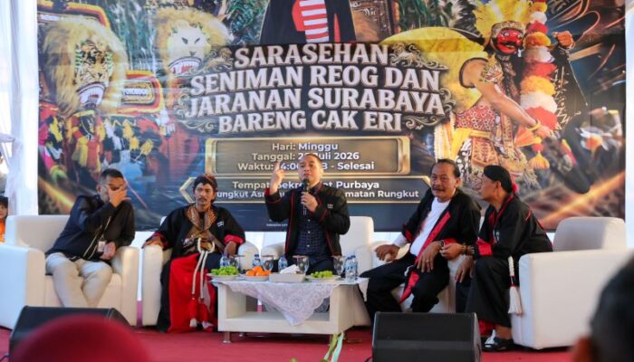 Wali Kota Eri Cahyadi Pastikan Pemerataan Kesempatan Tampil bagi Seniman Reog dan Jaranan Surabaya