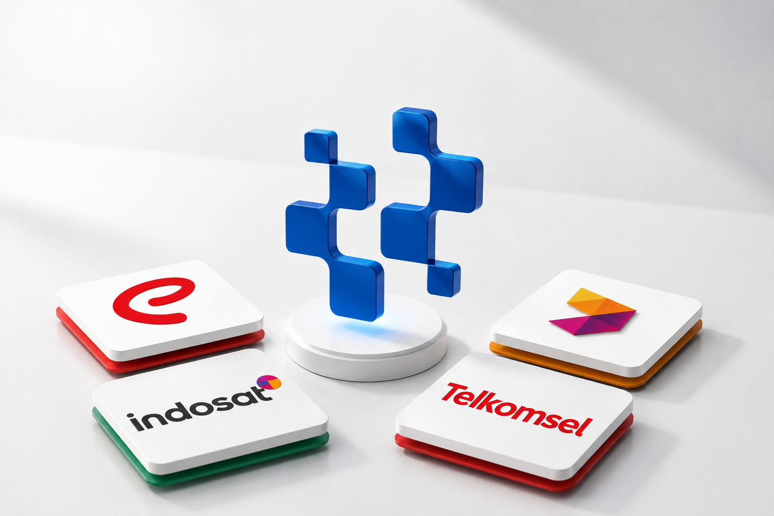 Ilustrasi operator seluler nasional. Penataan spektrum frekuensi 700 MHz dan 2,6 GHz oleh Komdigi diharapkan mempercepat pemerataan layanan internet berkecepatan tinggi serta mendorong transformasi digital nasional