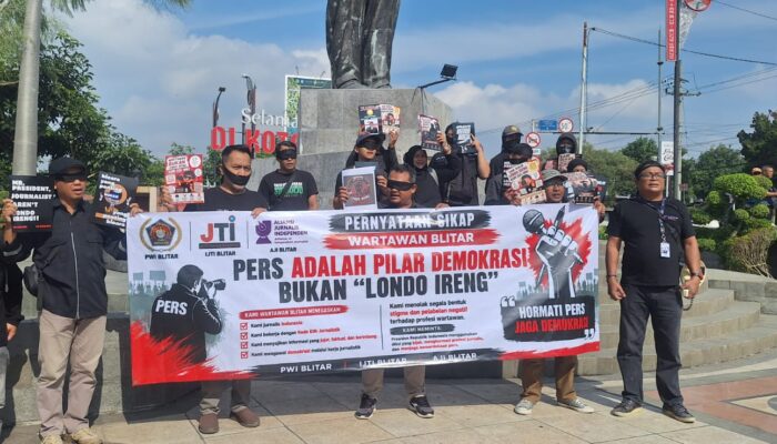 Kecam Sebutan ‘Londo Ireng’, Wartawan Blitar Raya Tuntut Presiden Prabowo Minta Maaf