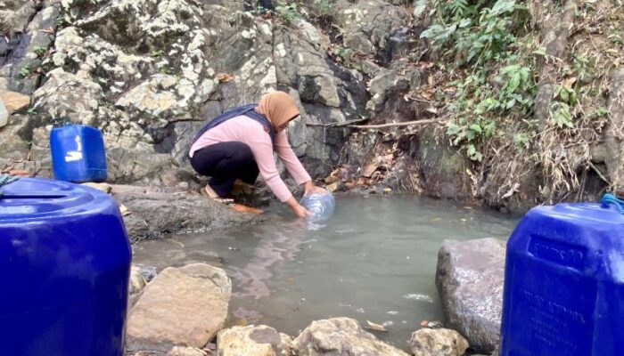 Mata Air Kali Wonosari Jadi Oase Warga Gunungkidul Saat Kemarau