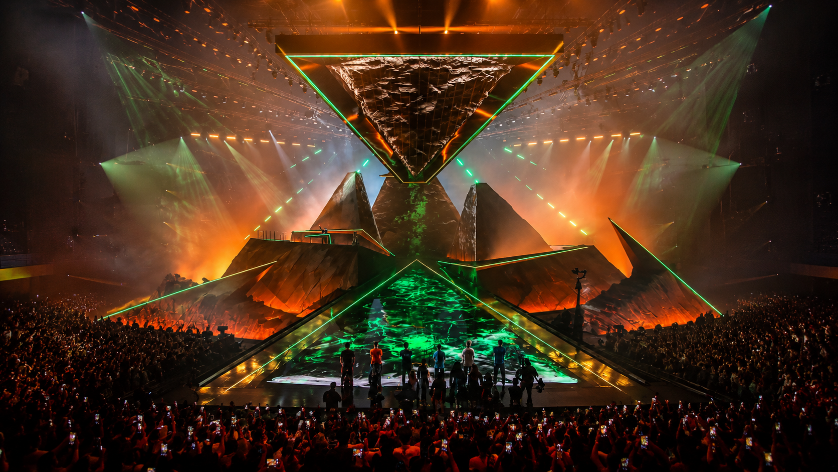 Opening Ceremony Esports World Cup 2026 di Paris, Prancis. Turnamen e-sport terbesar dunia resmi bergulir dengan total hadiah US$75 juta atau sekitar Rp1,2 triliun.