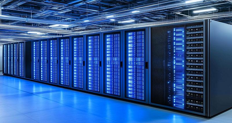 Pusat data (data center) Meta menjadi tulang punggung layanan Facebook, Instagram, dan WhatsApp.