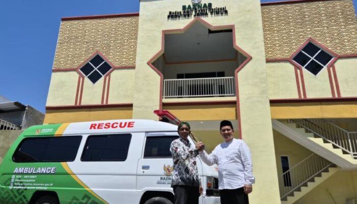 BAZNAS Jatim Hadirkan Ambulans Gratis di Kediri