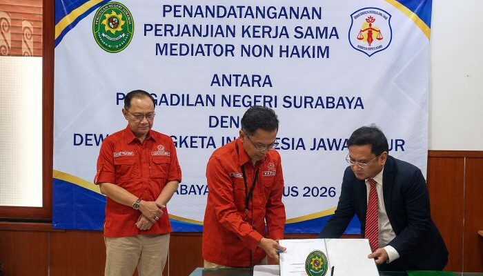 PN Surabaya dan DSI Jatim Perpanjang Kerja Sama Mediasi, Pertahankan Prestasi Terbaik Nasional