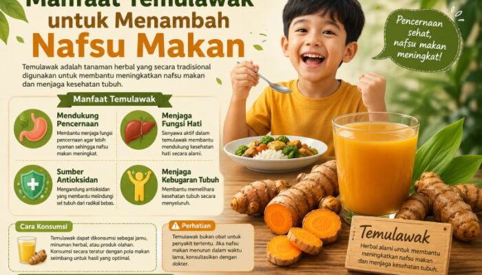 Manfaat Temulawak untuk Menambah Nafsu Makan, Benarkah Efektif?