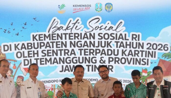 Sinergi Pemkab Nganjuk dan Kemensos, Salurkan Bantuan Atensi ke 104 Disabilitas