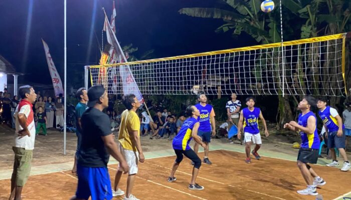 Semarak HUT ke-81 RI, Warga Karangdoro Gelar Turnamen Bola Voli AntarRT