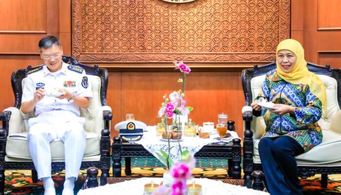 Terima AL Tiongkok, Khofifah Dorong Teknologi Perkapalan