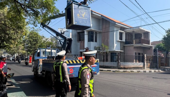 Tingkatkan Keamanan Jalan, Satlantas Polres Nganjuk Eksekusi Hasil FKLL