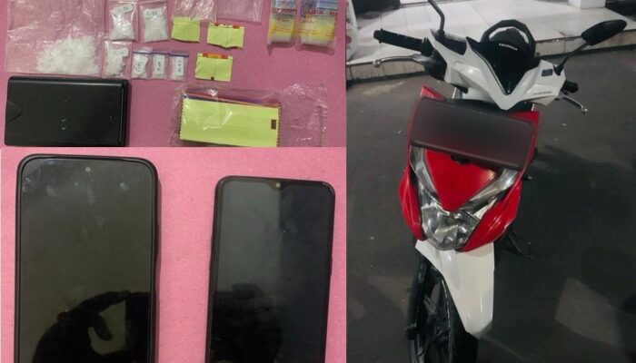 Gagal Edarkan 10,93 Gram Sabu, Dua Pria Tanjunganom Nganjuk Diringkus Polisi