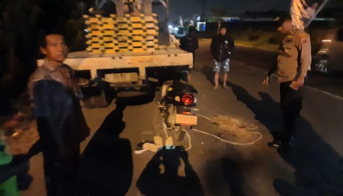 Tabrakan Motor di Kutorejo Mojokerto, Pengendara Tiger Luka Berat Usai Seruduk Stylo