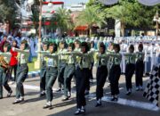 Semarak HUT ke-81 RI, 172 Pelajar Kediri Ikuti Lomba Baris-Berbaris