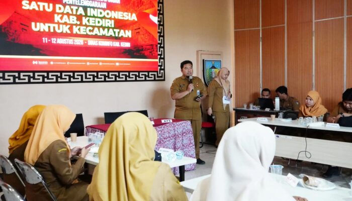 Perkuat Tata Kelola Pemerintahan, Diskominfo Kediri Dampingi Kecamatan Terapkan SDI