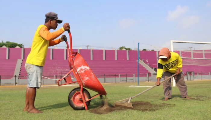 Stadion Brawijaya Berbenah Jelang Musim Baru, Persik Kediri Apresiasi Langkah Pemkot