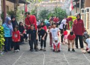 Semarak HUT ke-81 RI, Warga Wisma Kuwak Utara Kediri Pererat Kebersamaan