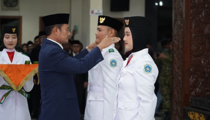 Paskibraka Lamongan 2026 Dikukuhkan, Siap Kibarkan Bendera pada HUT ke-81 RI