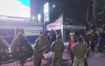 Pos Polisi Margorejo Dilempar Bom Molotov oleh Pengendara Motor