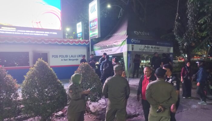 Pos Polisi Margorejo Dilempar Bom Molotov oleh Pengendara Motor