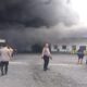 Pabrik Mie di Ngoro Mojokerto Terbakar, Api Merembet ke Ruang Produksi