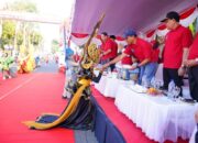 Karnaval Pelajar Semarakkan HUT ke-81 RI di Lamongan