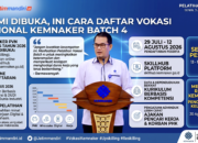 Resmi Dibuka, Ini Cara Daftar Vokasi Nasional Kemnaker Batch 4
