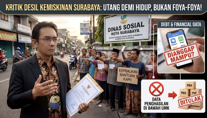 Sebut Kriteria Desil Melenceng, Pemerhati Sosial : Warga Miskin Berutang Demi Sambung Hidup, Bukan Foya-Foya!