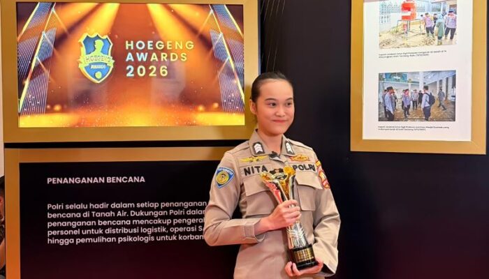 Brigadir Renita Rismayanti Raih Hoegeng Awards 2026 Berkat Inovasi Digitalisasi Data Kriminal di Misi PBB